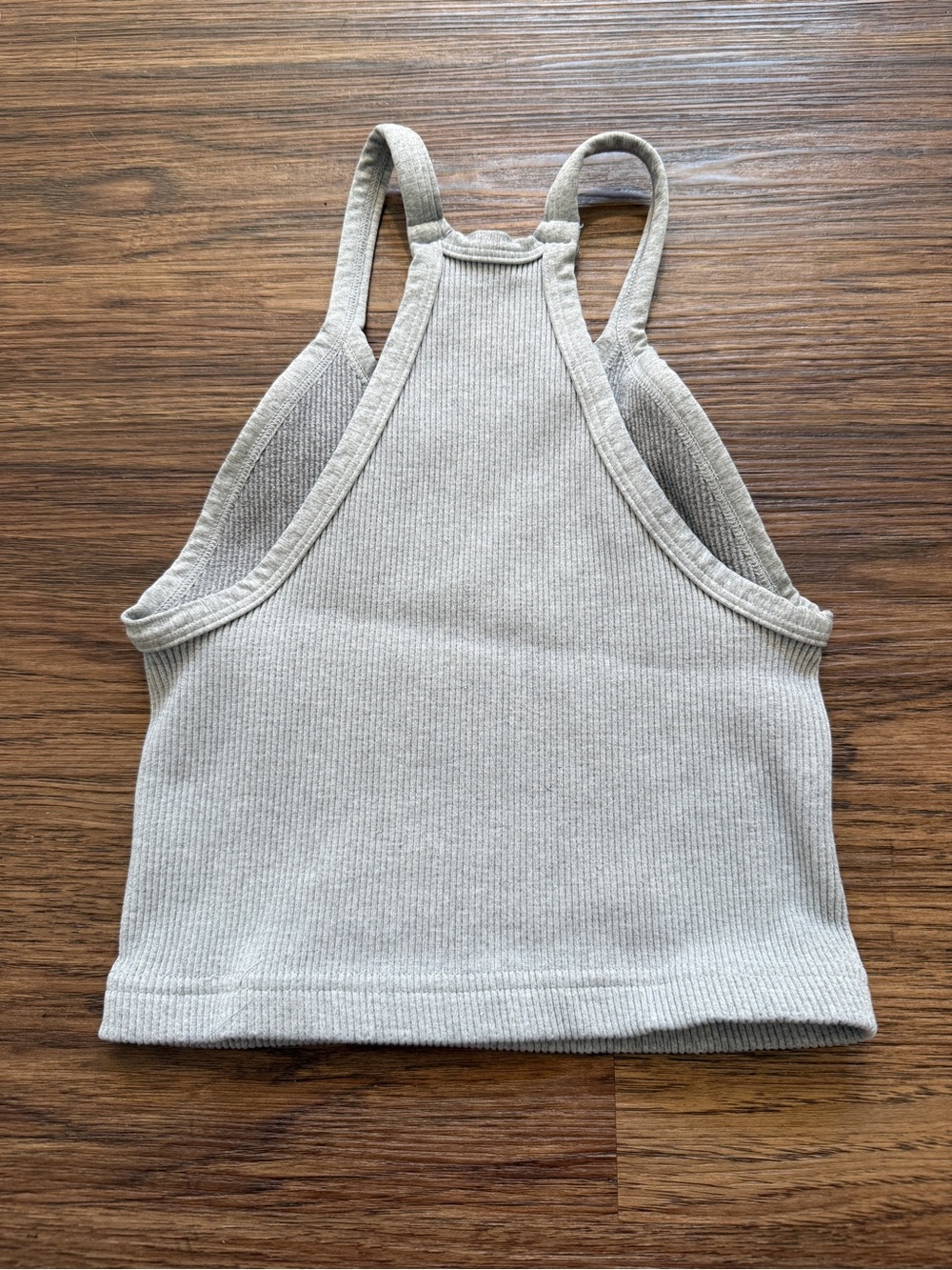Ribbed Racerback Crop Top - Picture 2 of 2